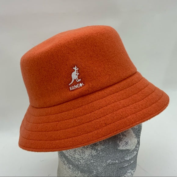 Men's Kangol Orange Wool Lahinch Hat NWT