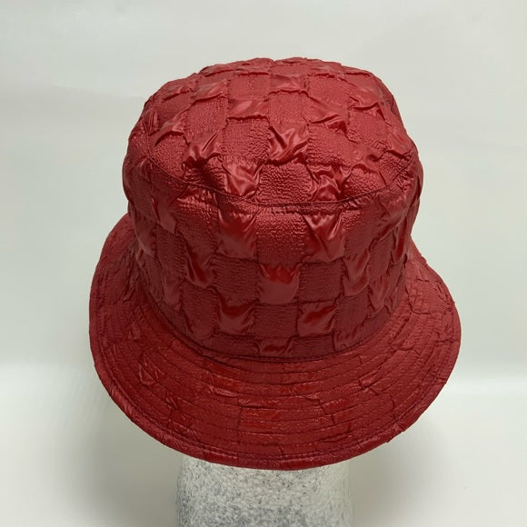 Men's Kangol Burgundy | Peach Reversible Casual Bucket Hat NWT