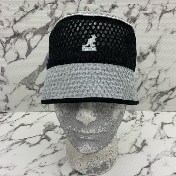 Men's Kangol Black | Grey Mesh Bin Casual Bucket Hats NWT