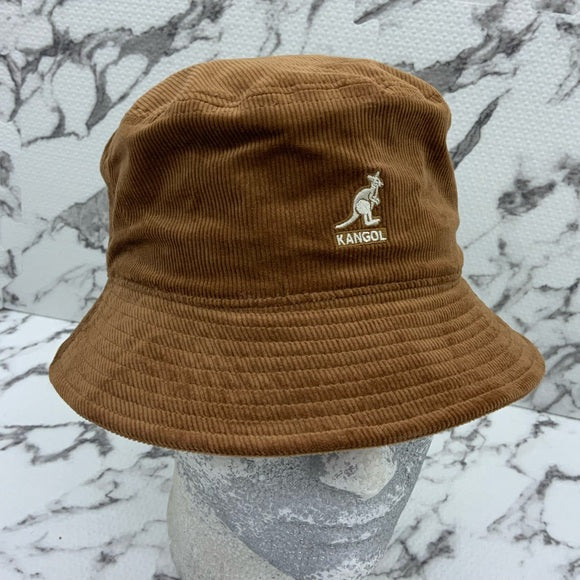 Men's Kangol Corduroy Brown Casual Bucket Hats NWT