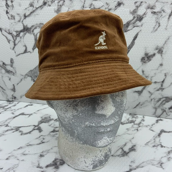 Men's Kangol Corduroy Brown Casual Bucket Hats NWT