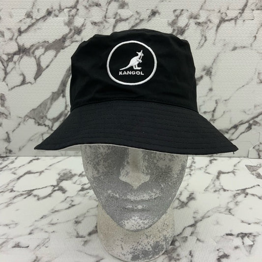 Men's Kangol Black Cotton Casual Bucket Hats NWT