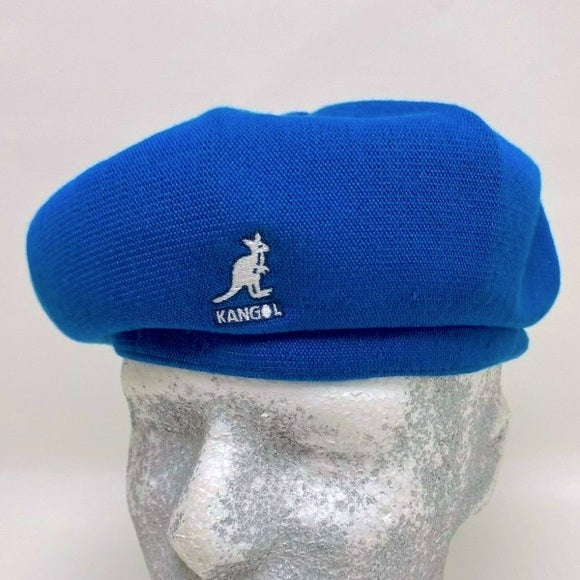 Men's Kangol Blue Bamboo Jax Beret Hat NWT