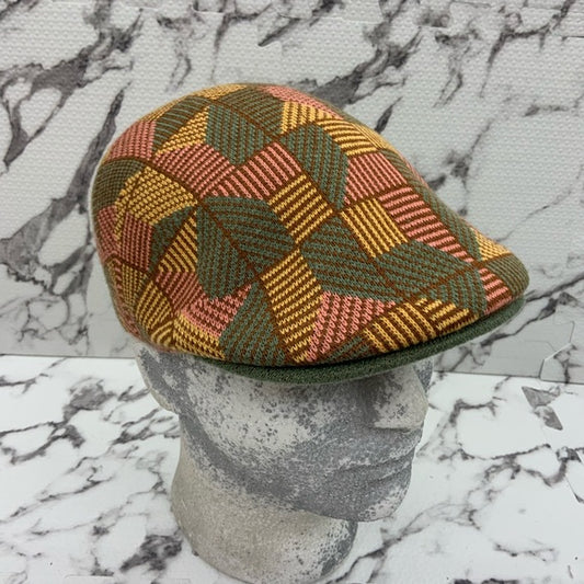 Men's Kangol Tiled 507 Olive Green | Wheat | Pink Hats NWT