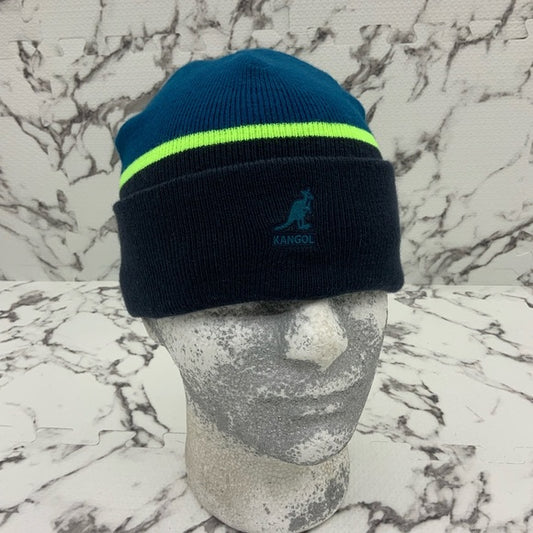 Men's Kangol Blue | Lime Green | Teal Cuff Pull On Beanies NWT