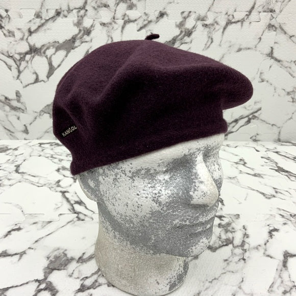 Men's Kangol Plum Wool Mod Sh/Pro Beret Hat NWT