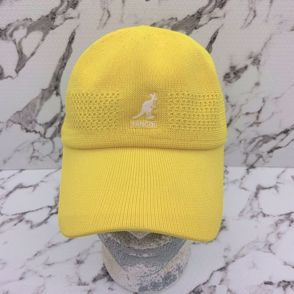 Men's Kangol Tropic Ventair Spacecap Yellow Casual Caps NWT