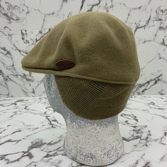 Men's Kangol Tan Earlap Wool 504 Hat NWT