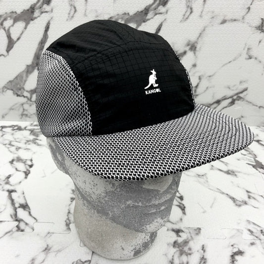 Men's Kangol Sport 5 Panel Black | White Baseball Casual Caps NWT