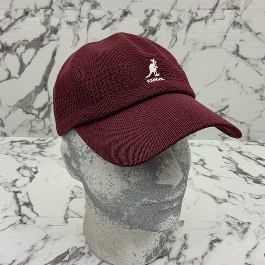 Men's Kangol Tropic Ventair Spacecap Burgundy Baseball Casual Caps NWT