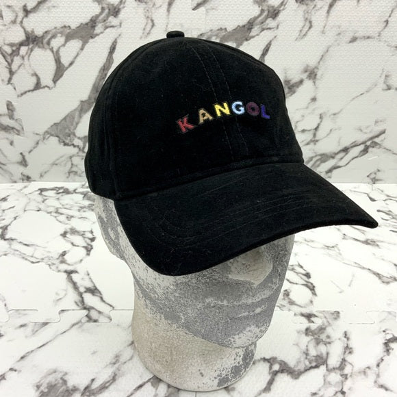 Men's Kangol Color Text Black Baseball Casual Caps NWT