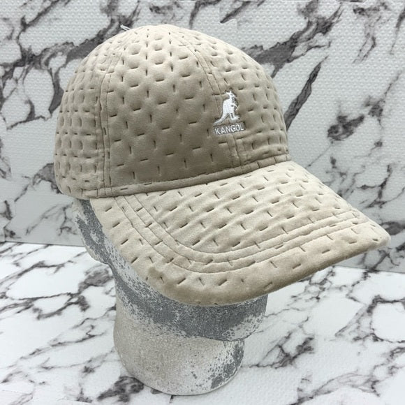 Men's Kangol Dash Quilted Long Bill BB Natural Baseball Casual Caps NWT