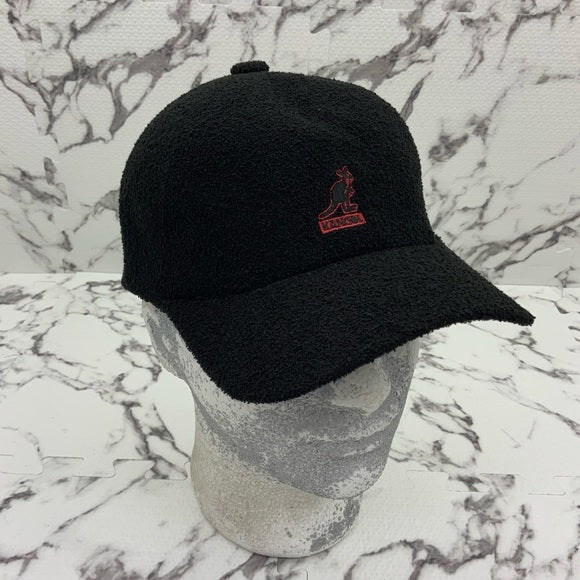 Men's Kangol Black Bermuda Elastic Space Cap NWT