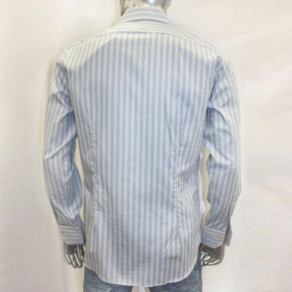 Men's Rufus Lt.Blue | White Button Down Long Sleeve Shirt NWT