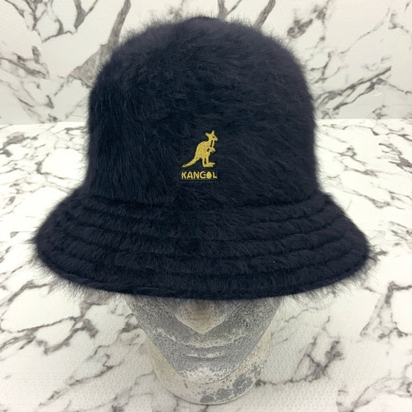 Men's Kangol Black | Gold Furgora Casual Bucket Hats NWT