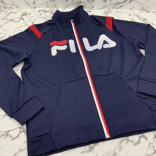 Men’s Fila Navy | Red Full Zip Track Jacket NWT