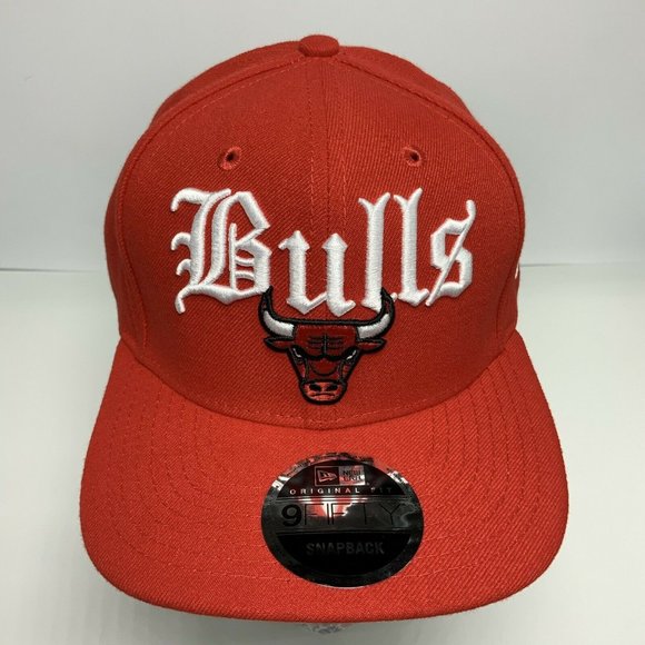 Men's New Era Cap Red | White Chicago Bulls 9FIFTY NBA LIMITED EDITION NWT