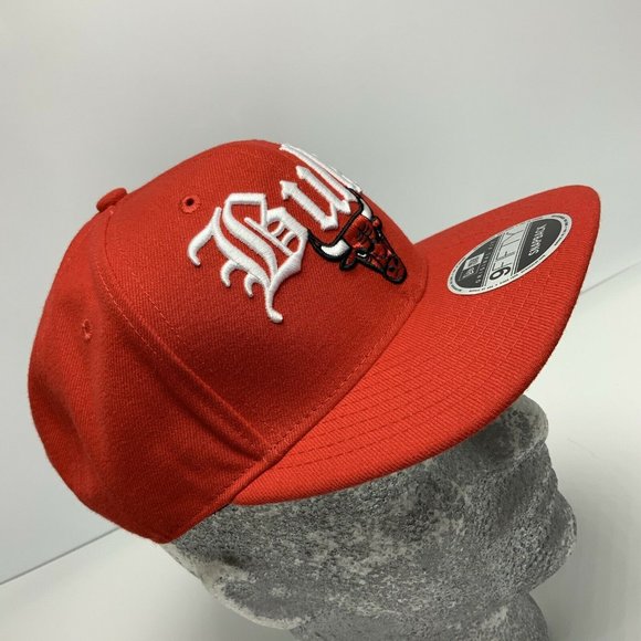 Men's New Era Cap Red | White Chicago Bulls 9FIFTY NBA LIMITED EDITION NWT