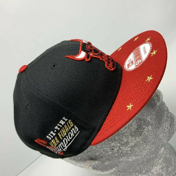 Men's New Era Cap Bk | Rd Chicago Bulls 6-Time Champions 9FIFTY NWT