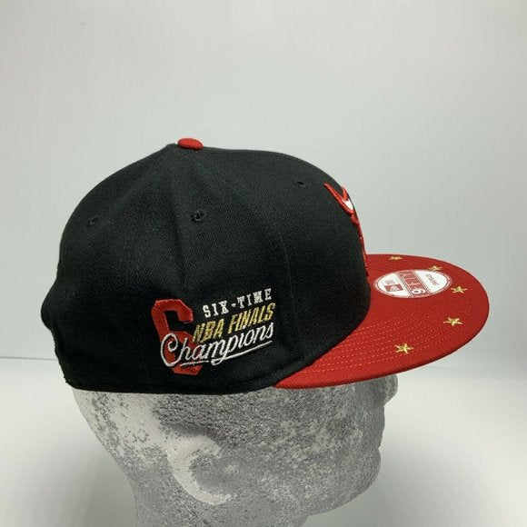 Men's New Era Cap Bk | Rd Chicago Bulls 6-Time Champions 9FIFTY NWT