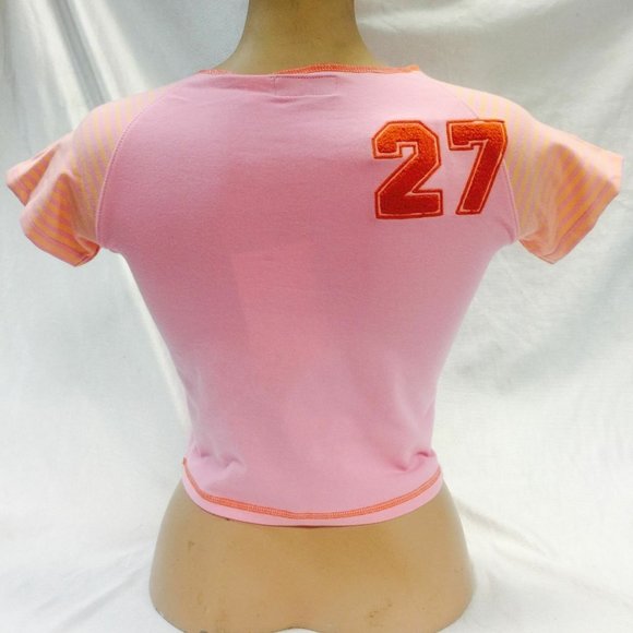 Women's Azzure Pink | Orange Short Sleeve Tee Shirt NWT
