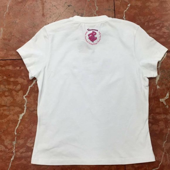 Women's Rocawear Jr White | Pink Fashion Tee Shirt NWT