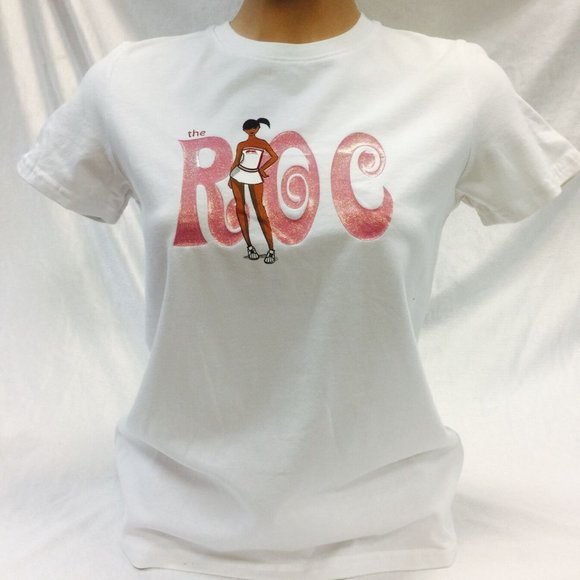 Women's Rocawear Jr White | Pink Tee Shirt NWT