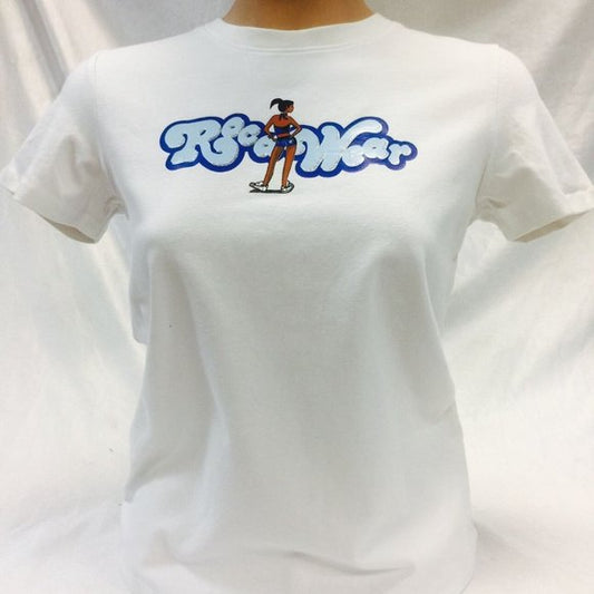 Women's Rocawear Jr White | Sky Blue Tee Shirt NWT