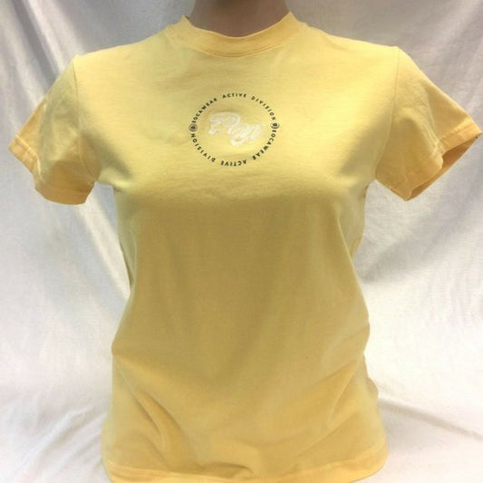 Women's Rocawear Jr Yellow Tee Shirt NWT