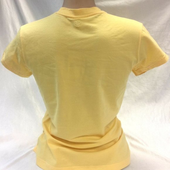 Women's Rocawear Jr Yellow Tee Shirt NWT