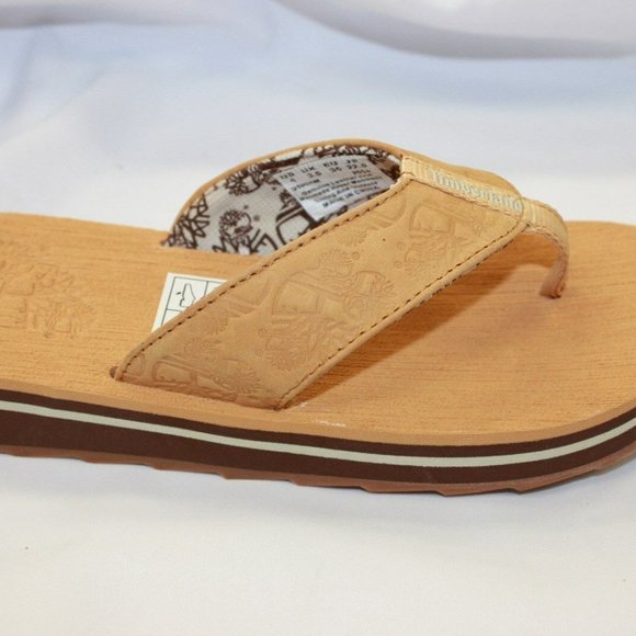 Women's Timberland Wheat Flip Flops NWT