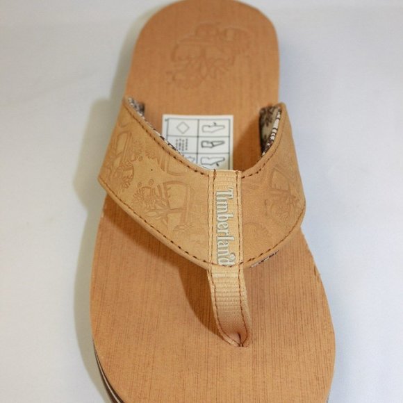 Women's Timberland Wheat Flip Flops NWT