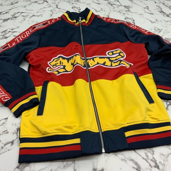Men's Le Tigre Navy | Red | Yellow Track Jacket NWT