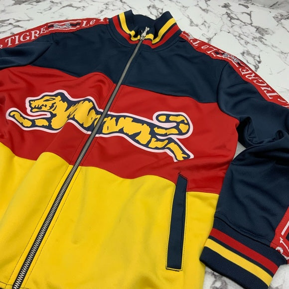 Men's Le Tigre Navy | Red | Yellow Track Jacket NWT