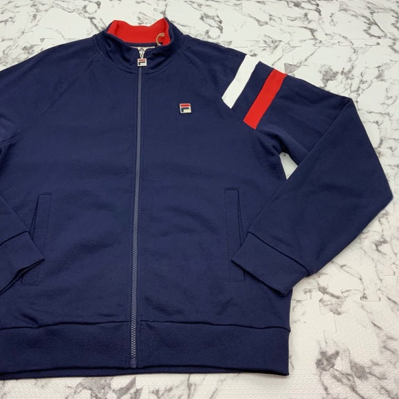 Men’s Fila Navy | White | Red Track Jacket NWT