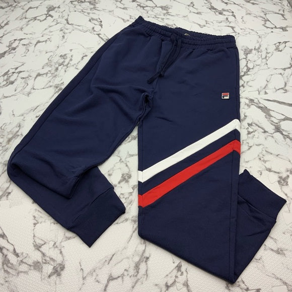 Men's Fila Navy | Red | White Pullover Sweatpants NWT