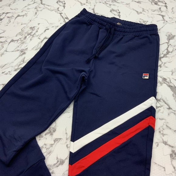 Men's Fila Navy | Red | White Pullover Sweatpants NWT