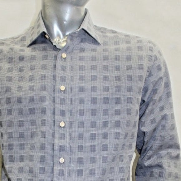 Men's Rufus Navy Long Sleeve Button Down Shirt NWT