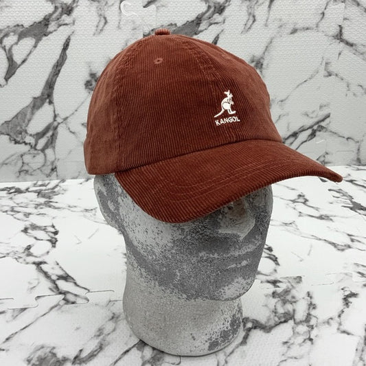 Men's Kangol Corduroy Rust Baseball Casual Caps NWT