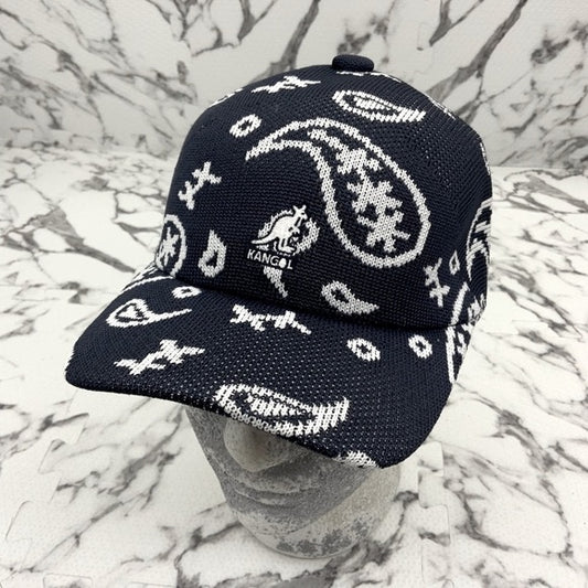 Men's Kangol Paisley Adj Navy | White Spacecap Casual Caps NWT