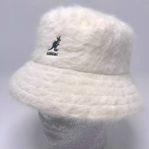 Men's Kangol Lahinch Furgora White Casual Bucket Hats NWT