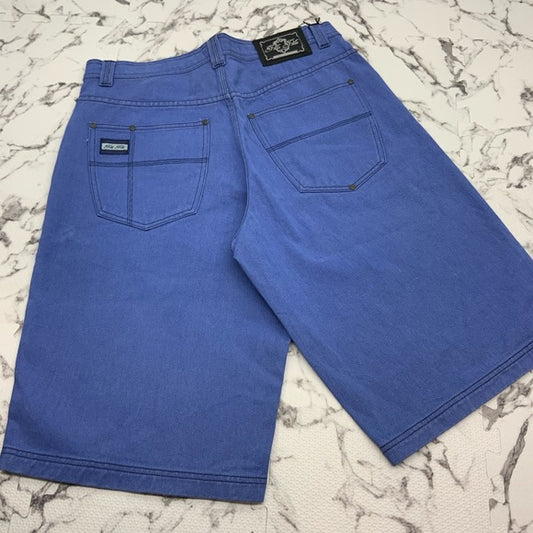 Men's Pelle Pelle Electric Blue Denim Short