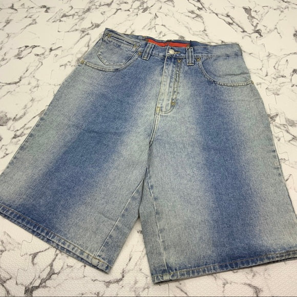 Men's Vokal by Nelly Sandblast | Bleached | Wheat Denim Shorts NWT