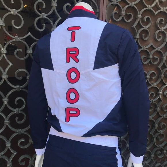 Men's Troop Navy | White | Red Windbreaker Fashion Tracksuit NWT