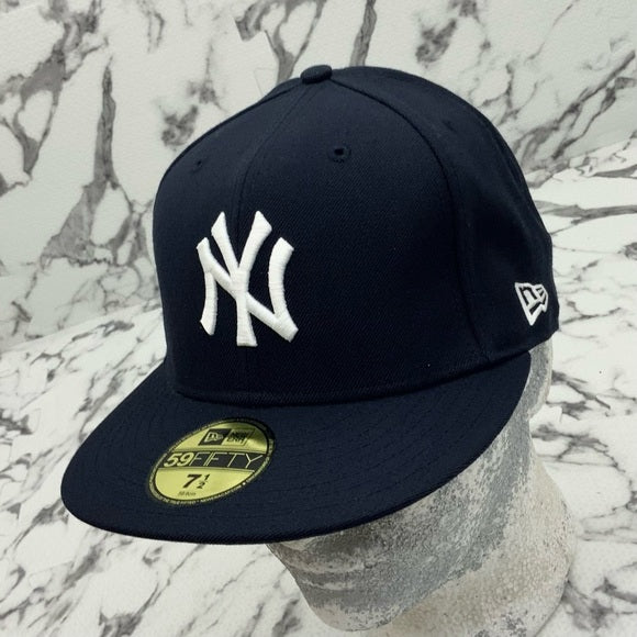 Men's New Era Cap Navy MLB NY Yankees Big Side Logo 59FIFTY Hat NWT