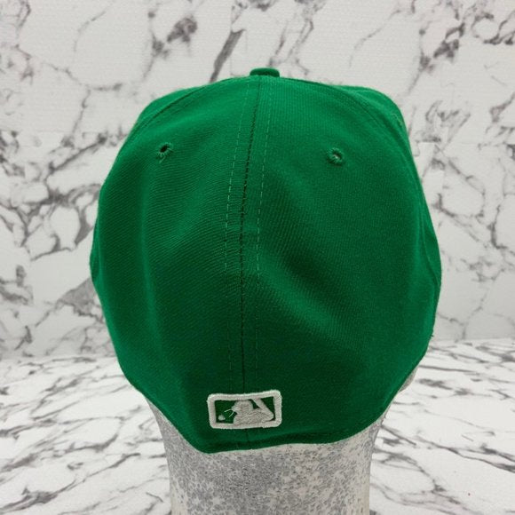 Men's New Era Cap MLB NY Yankees Kelly Green | White Outline 59FIFTY Hat NWT