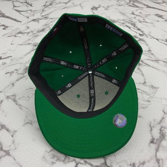 Men's New Era Cap MLB NY Yankees Kelly Green | White Outline 59FIFTY Hat NWT