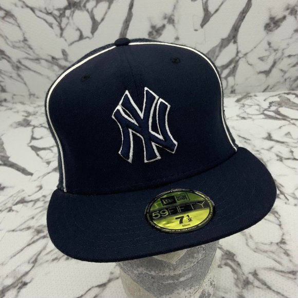 Men's New Era Cap Navy | White Pipping NY Yankees 59FIFTY MLB