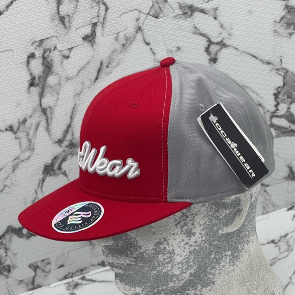 Men’s RocawearRed | Grey | White Fitted Cap NWT