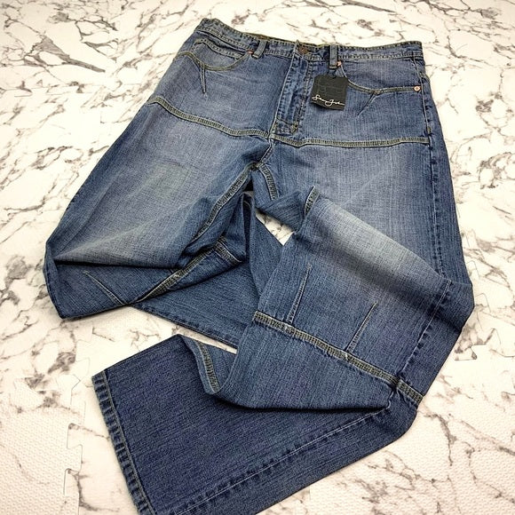 Men's Sean John Sandblast Mid Blue Denim Pants NWT